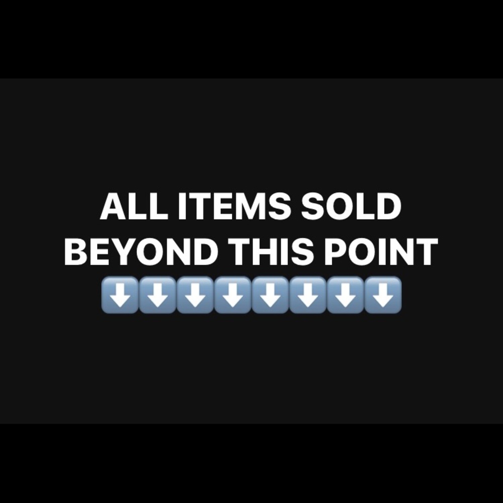❌Sold Items Below❌